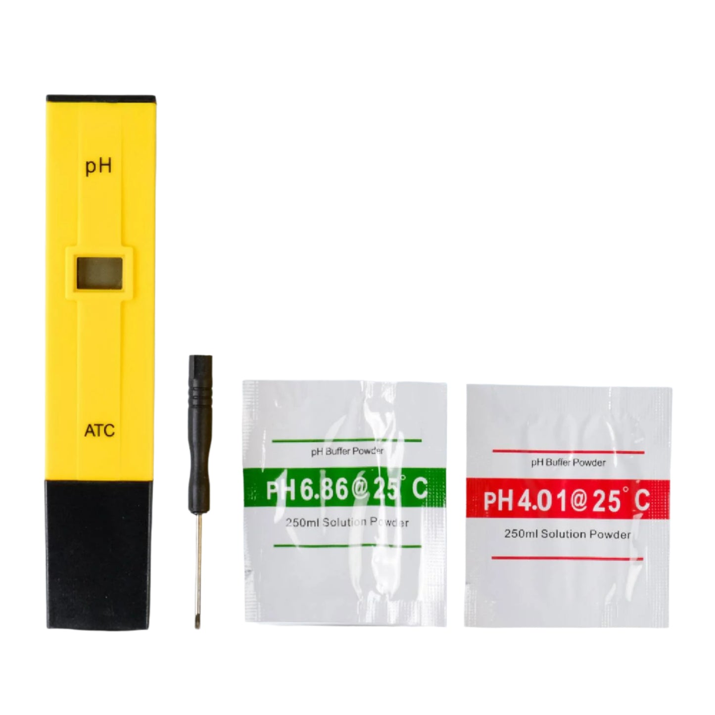 ATC Digital pH Meter, 0.0-14.0pH, Yellow
