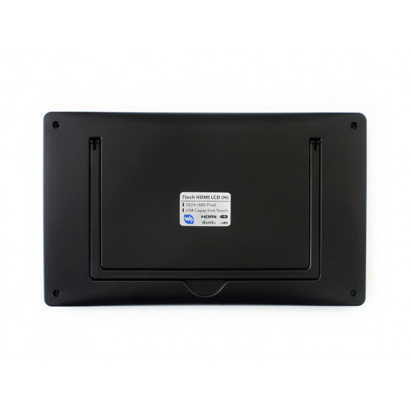Waveshare 7" Capacitive Touchscreen LCD (H) With Case 1024x600 IPS Capacitive Touchscreen Display High Resolution 7" Capacitive Touchscreen Display For Supports Multiple Systems - RS8304