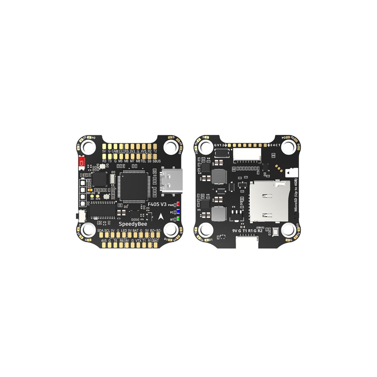 F405 Flight Controller F405 V3 30×30 Flight Controller Bluetooth Stack With 4in1 50A ESC Board,Wireless Betaflight Configuration,Blackbox,Barometer For DJI O3 Air Unit FPV- RS5535