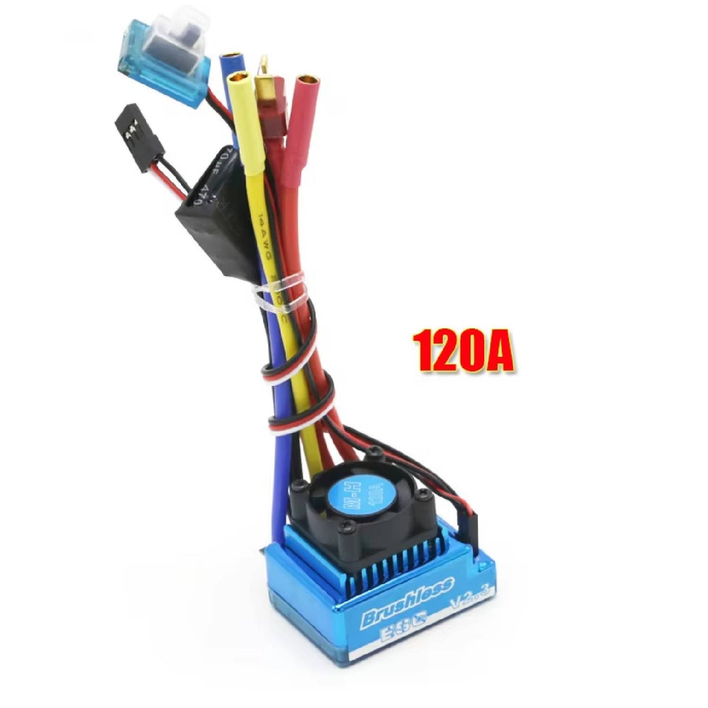 3650 3900KV Brushless Motor & Waterproof Brushless ESCs (45A, 60A, 80A, 120A) Brushless Motor & ESC Sets ESC Combo For RC Car & Boat
