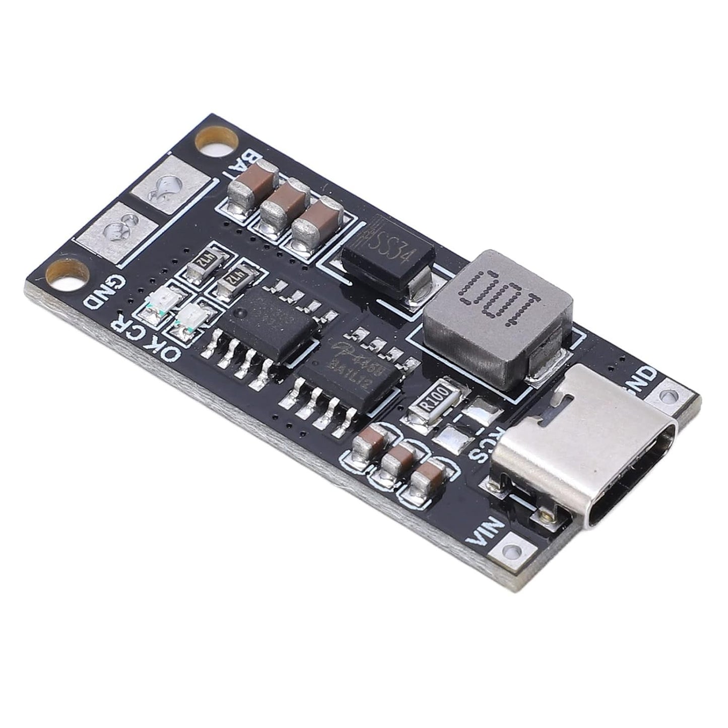 18650 Li-ion Battery Charger Module Polymer Lithium ion Charger Type-C 4S 16.8V Charger 4A Li-ion Booster Module Reliable 4S LiPo Charger with Type-C Input Safe 18650 4S Charger With Overcharge Protection - RS6862