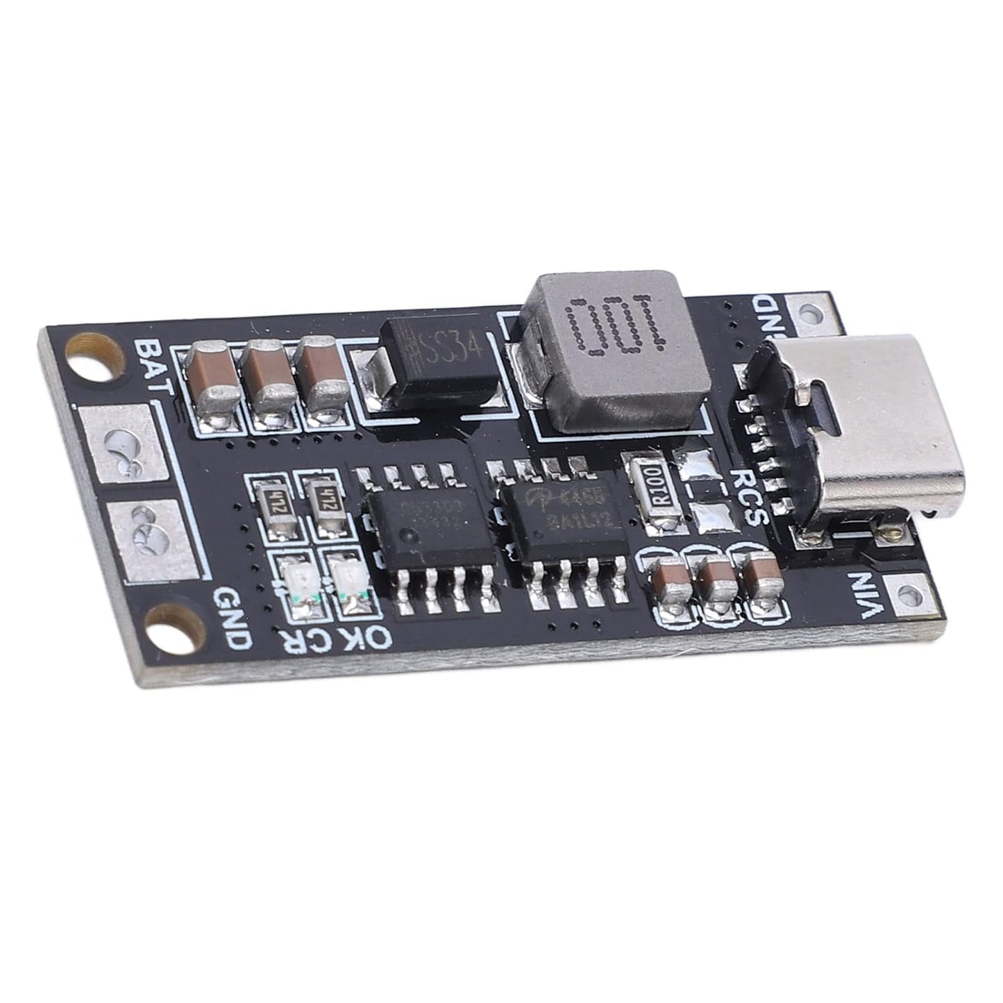 18650 Li-ion Battery Charger Module Polymer Lithium ion Charger Type-C 4S 16.8V Charger 4A Li-ion Booster Module Reliable 4S LiPo Charger with Type-C Input Safe 18650 4S Charger With Overcharge Protection - RS6862