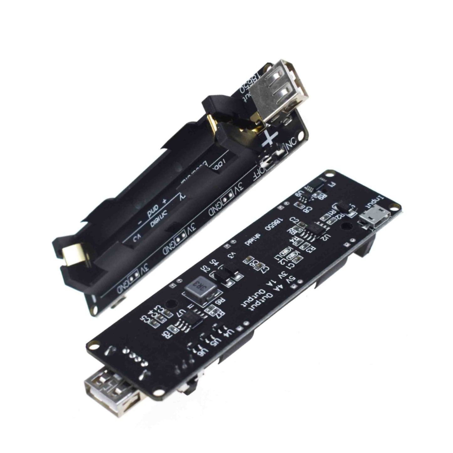 18650 Battery Holder & Power Expansion Board 18650 Power Board For Raspberry Pi 3B/3B+ Portable Raspberry Pi Solution With Battery Power - RS3880