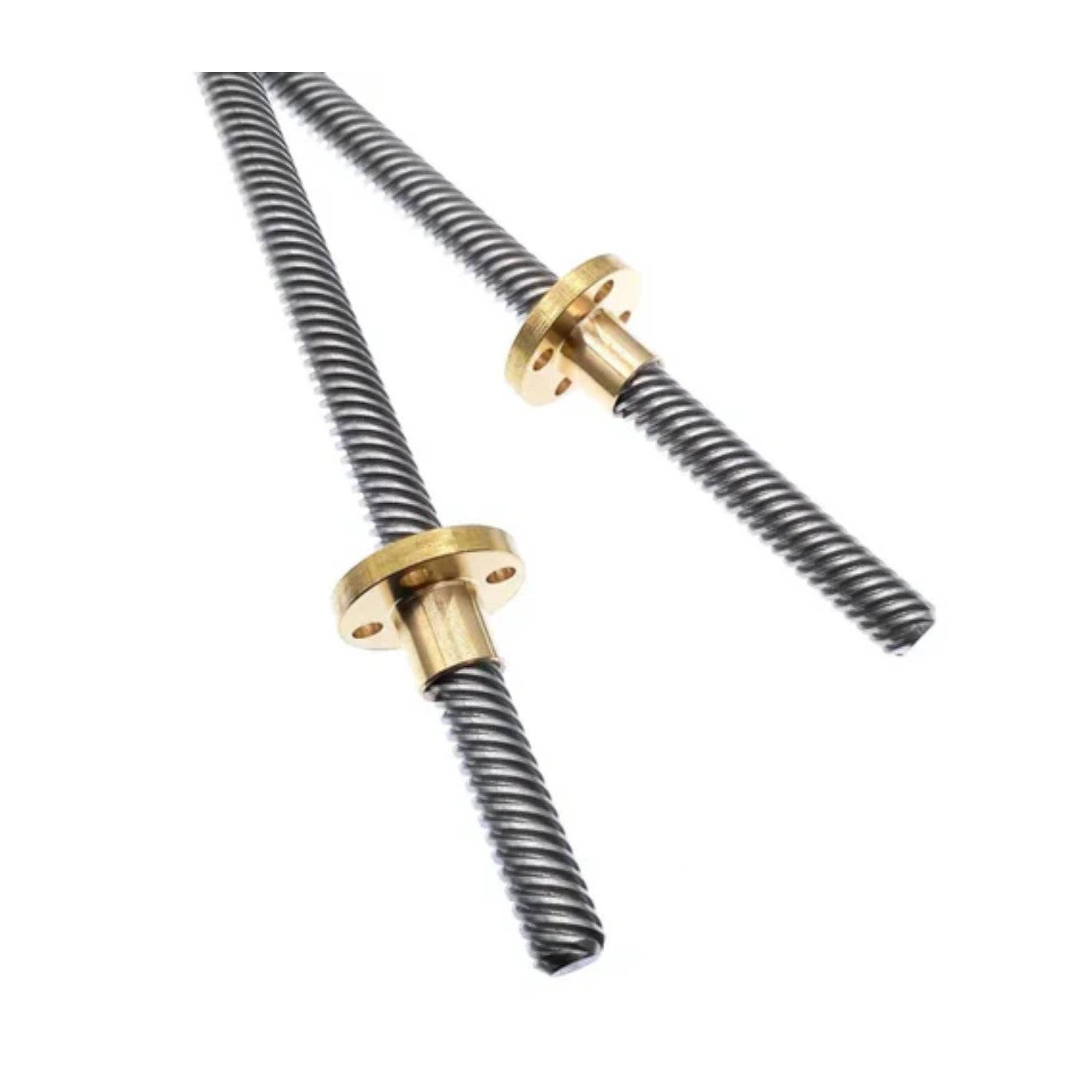 200mm 8mm Lead Screw, 2mm Pitch, 4-Start with Copper Nut