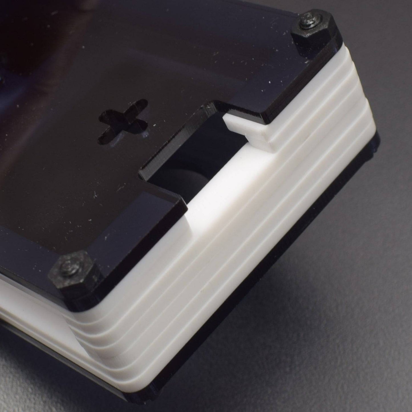 Raspberry Pi 4 7-Layer Acrylic Case Black And White - RS2294 - REES52