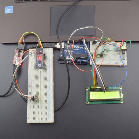 Making a RF Wireless Communicator using Arduino uno and Arduino pro mini - KT864 - REES52