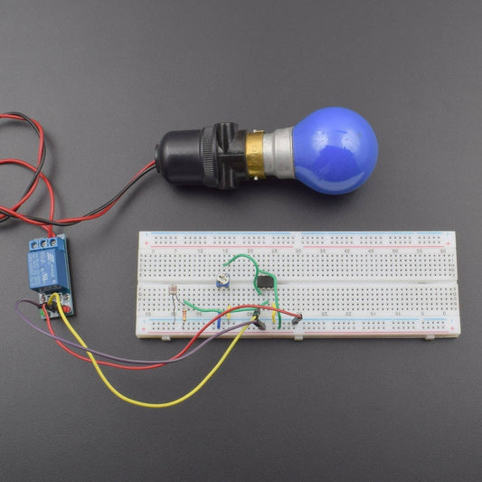 Make an Automatic Night Lamp using LDR and LM358 IC - KT863 - REES52