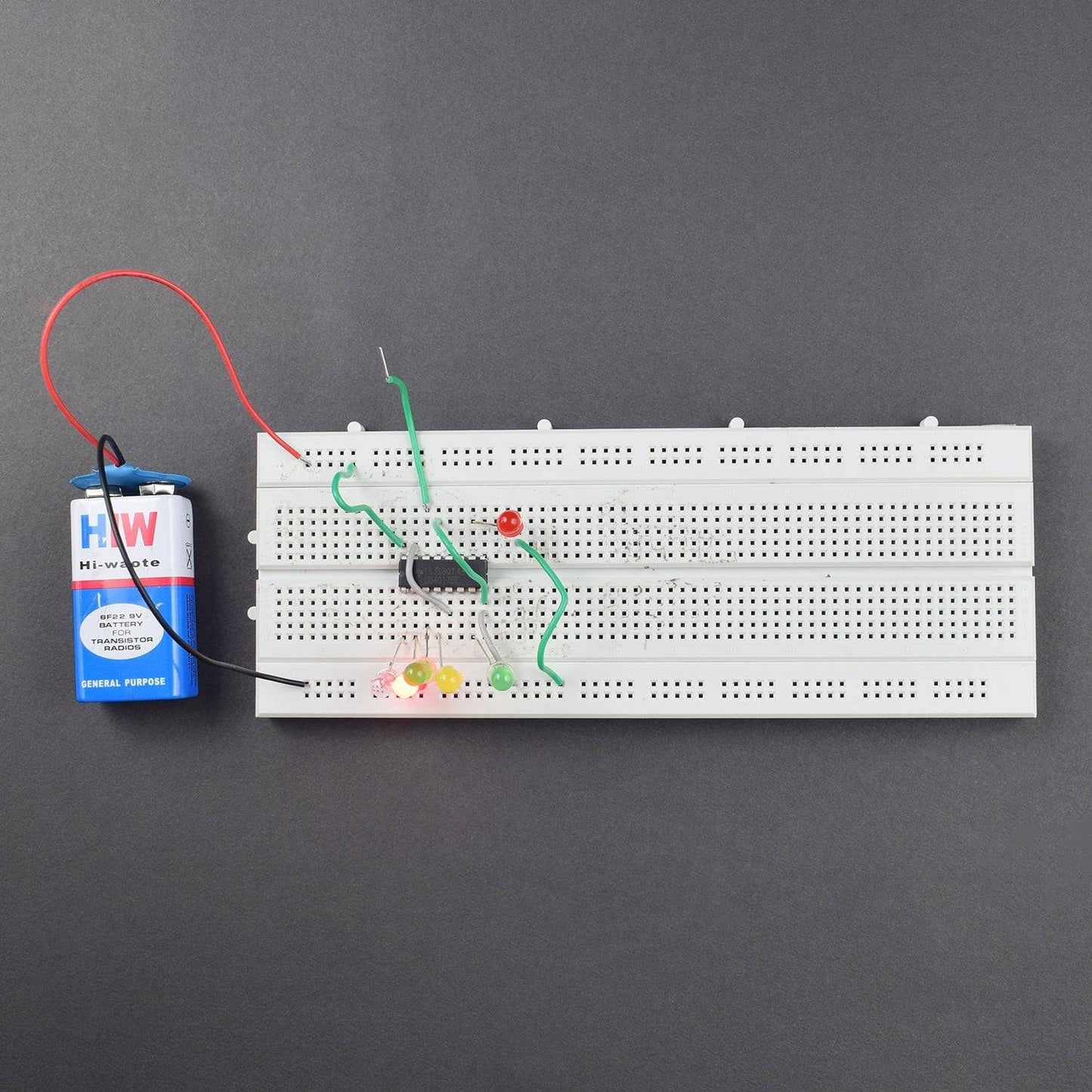 Make an Electronic dice using 4017 IC - KT966 - REES52