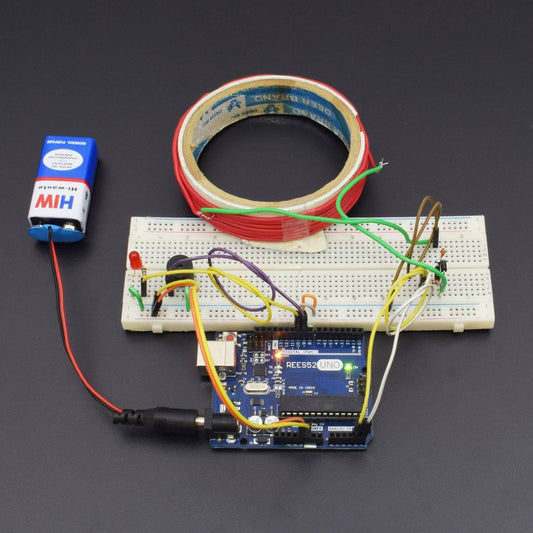 Make a Metal Detector with Basic Electronic Components interfacing with Arduino uno - KT777 - REES52