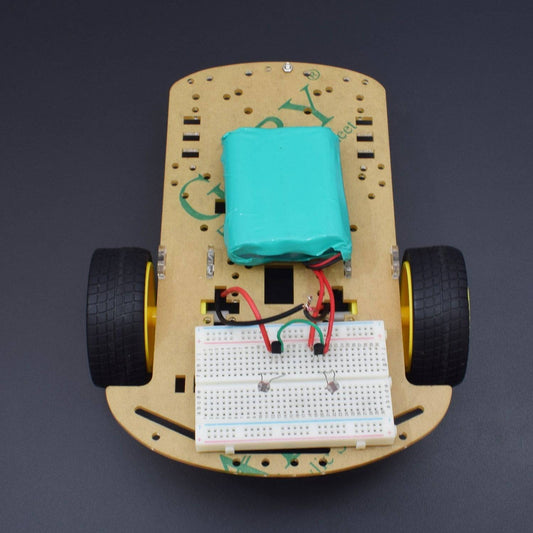 Make a robot car using LDR and transistor 3906 - kt888 - REES52