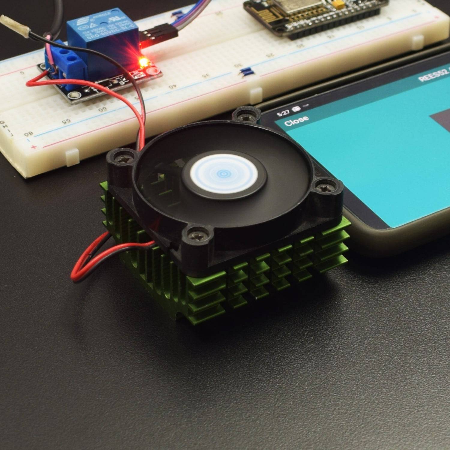 Make a Home Automation Fan over Wi-Fi controlled app using NodeMCU V2 with 5v 1-Channel Relay Module - KT584 - REES52