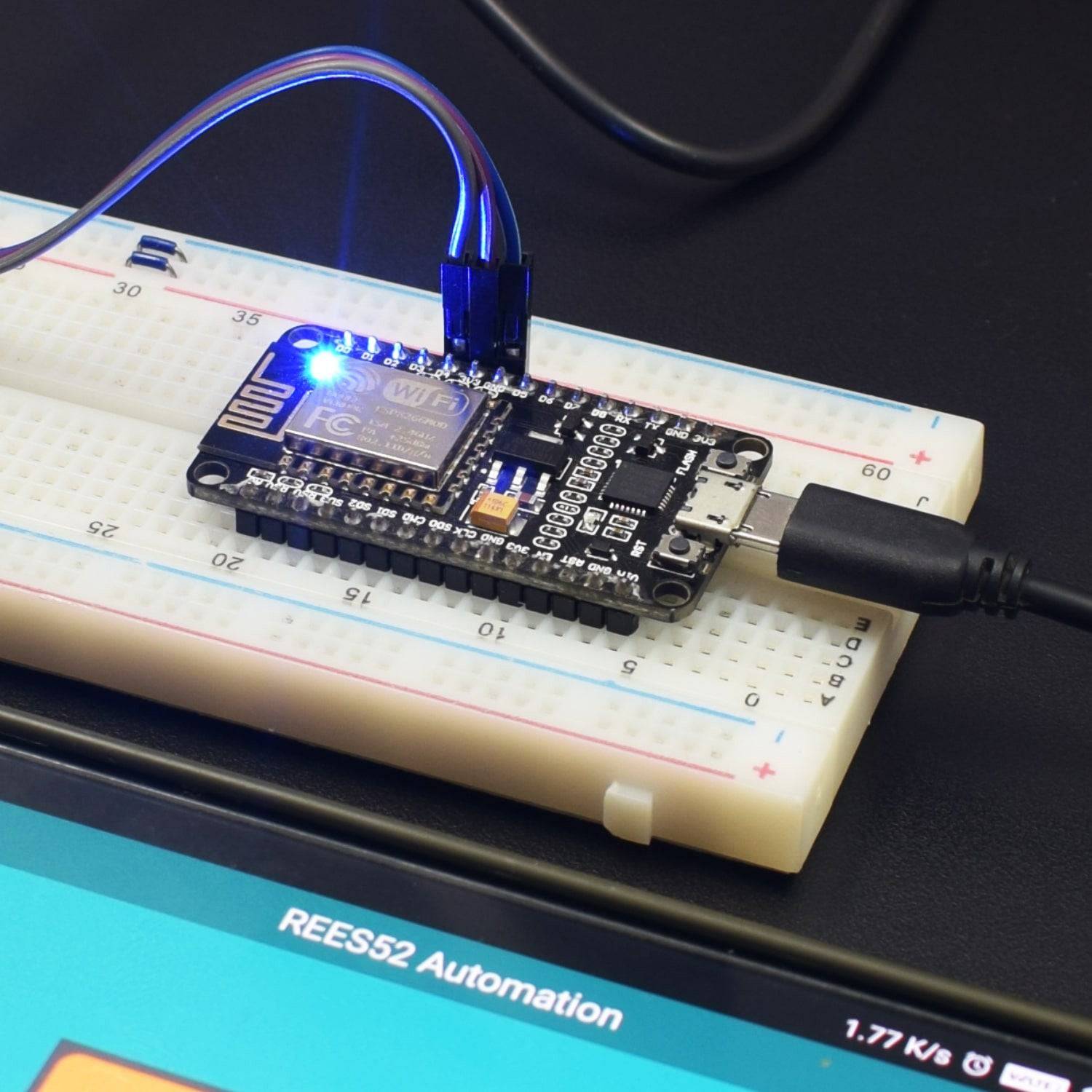Make a Home Automation Fan over Wi-Fi controlled app using NodeMCU V2 with 5v 1-Channel Relay Module - KT584 - REES52