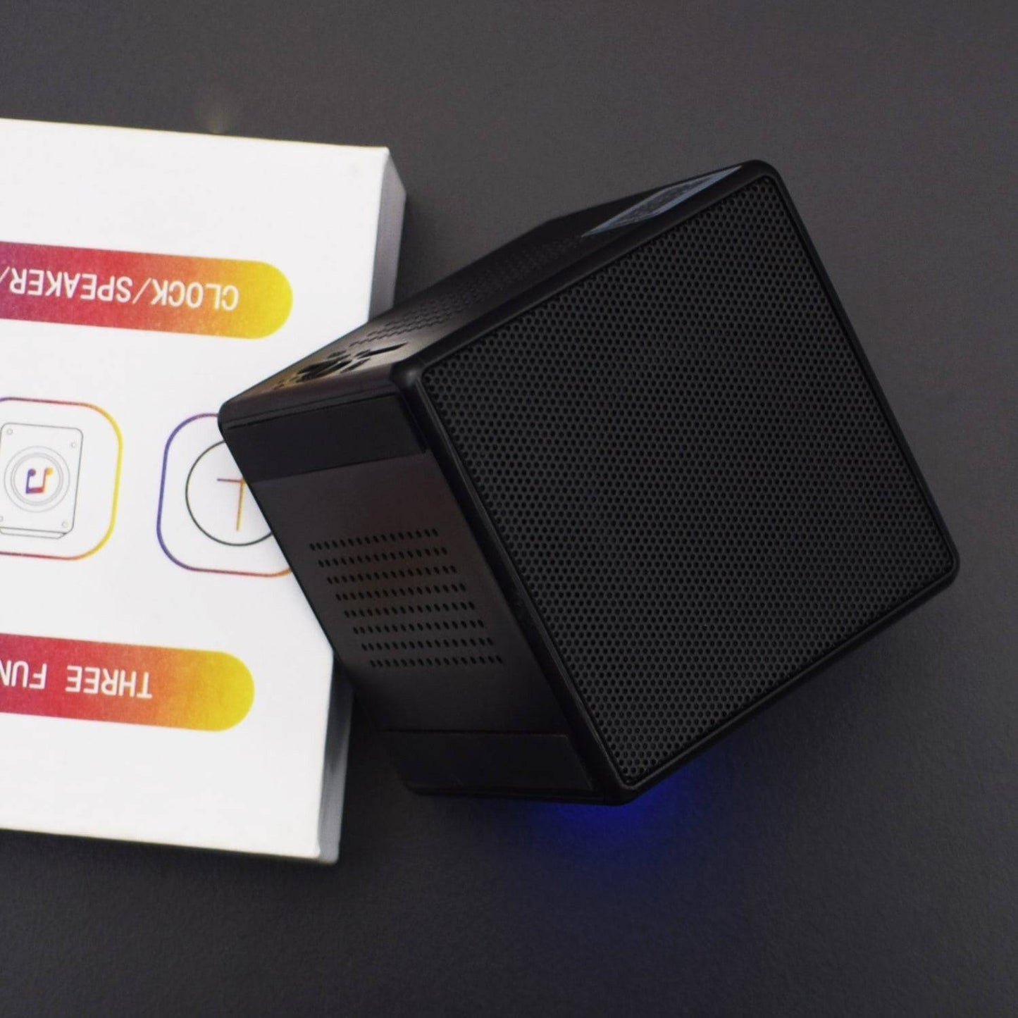 Upgrade HD 1080P WiFi Hidden Spy Camera Alarm Clock with Night Vision/Bluetooth Speaker for Home Security - RS2183 - REES52