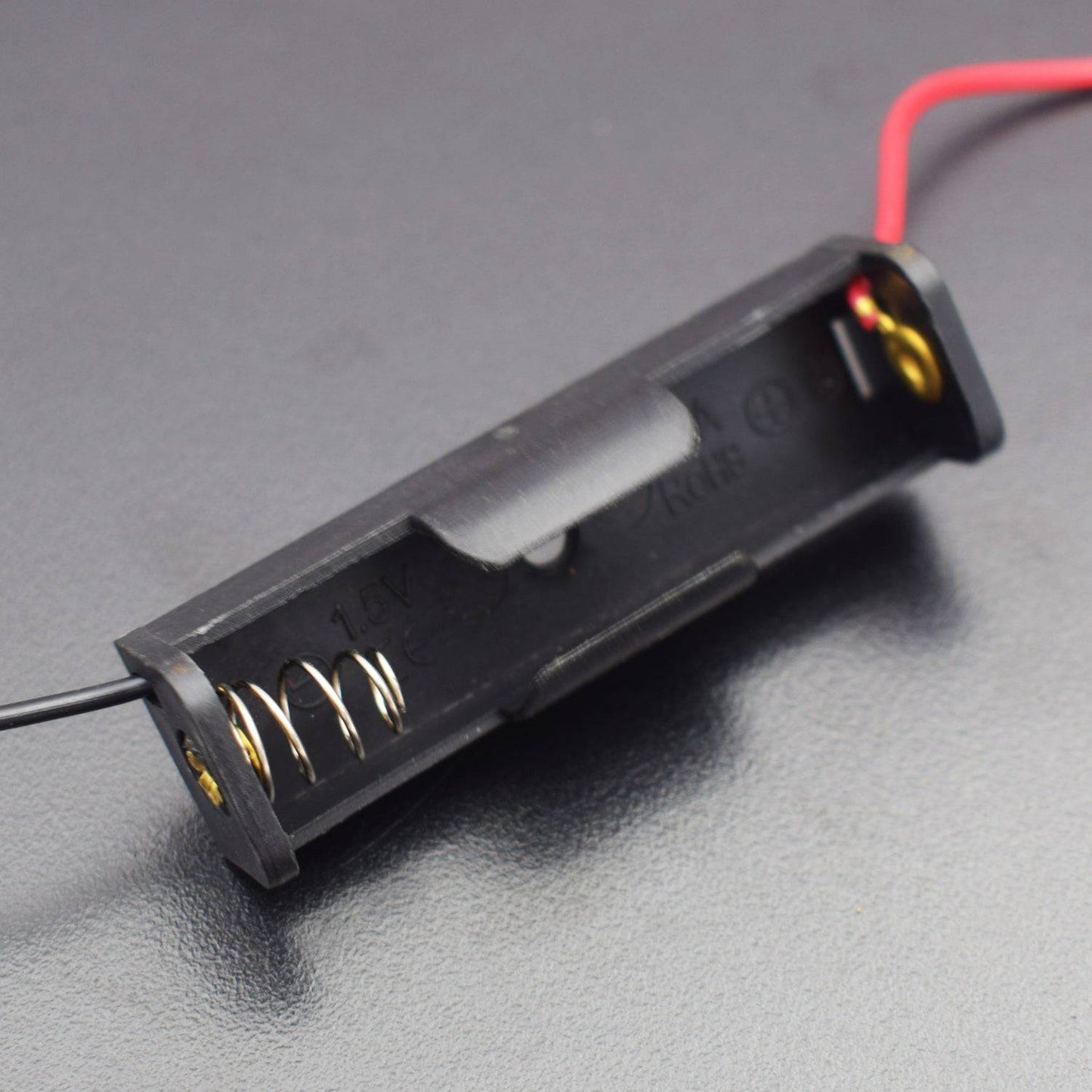 Single Slot 1.5V AA Battery Holder Case With Wire Leads - RS2370 - REES52