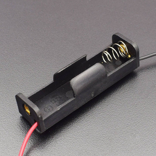 Single Slot 1.5V AA Battery Holder Case With Wire Leads - RS2370 - REES52