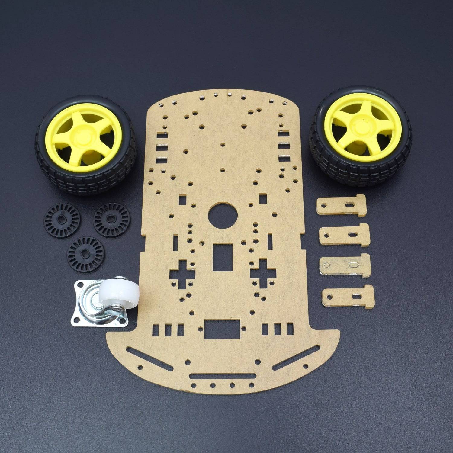 Make a Line Follower Robot Car Using L293d Motor Driver IC And BO Motor Dual Shaft - KT858 - REES52