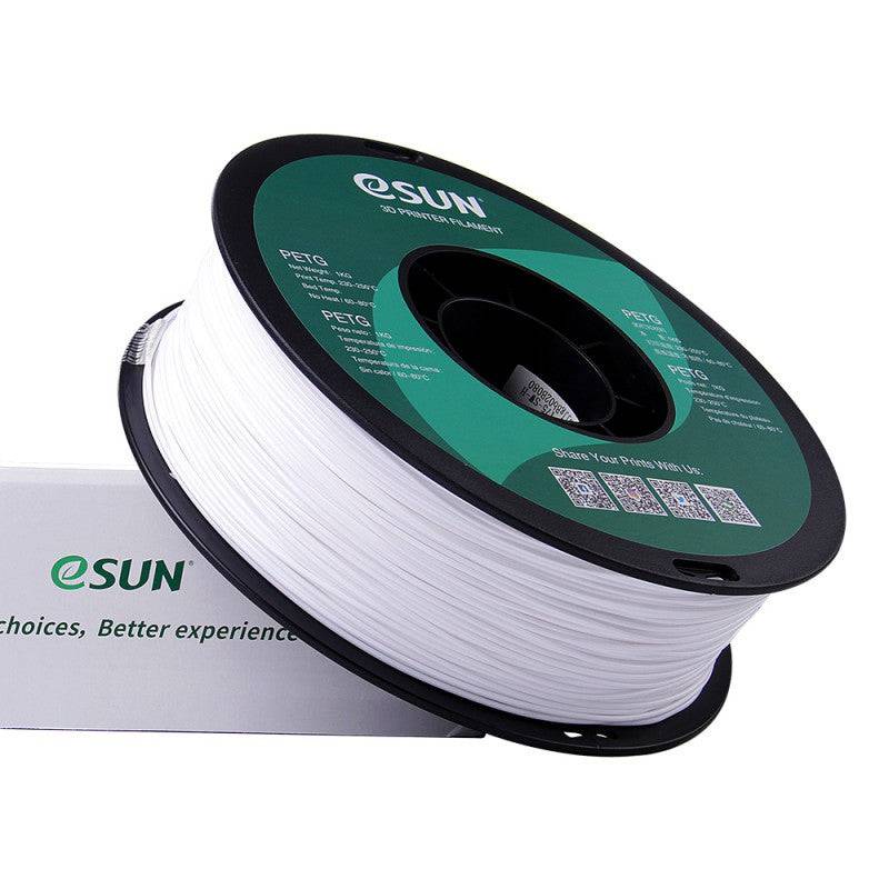 eSun PETG 1.75mm 3D Printing Filament 1kg - Solid White - RS3361