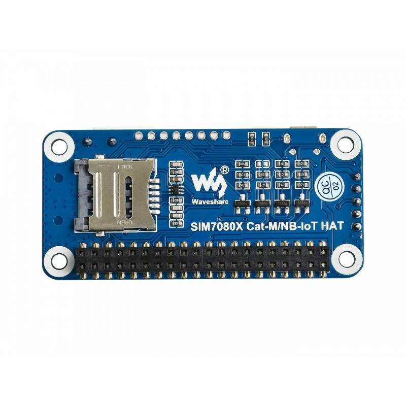 Waveshare NB-IoT / Cat-M(eMTC) / GNSS HAT for Raspberry Pi, Globally Applicable - RS2054 - REES52