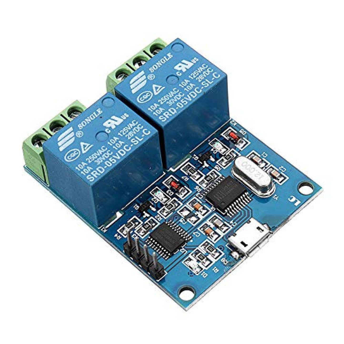 LCUS-2 USB Relay Module 2 Dual Channel USB Relay Module Dual Channel USB Relay For Intelligent Applications And Boost Productivity With The LCUS-2 USB Relay - RS2549