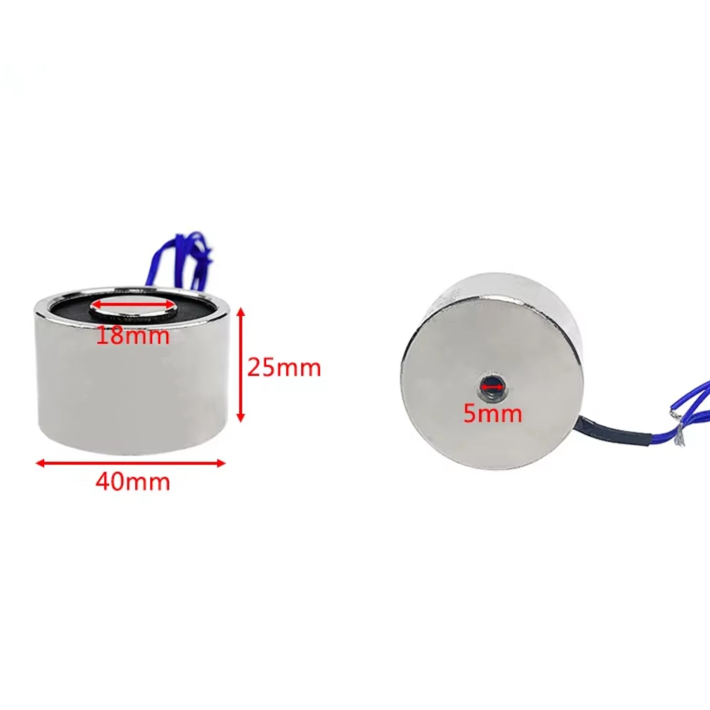 DC 24V 35KG Lifting Solenoid P40/25 35KG Electromagnet 24V Magnet Electromagnet Solenoid Lift Holding Powerful Component With Wide Range Of Potential Applications - RS3231