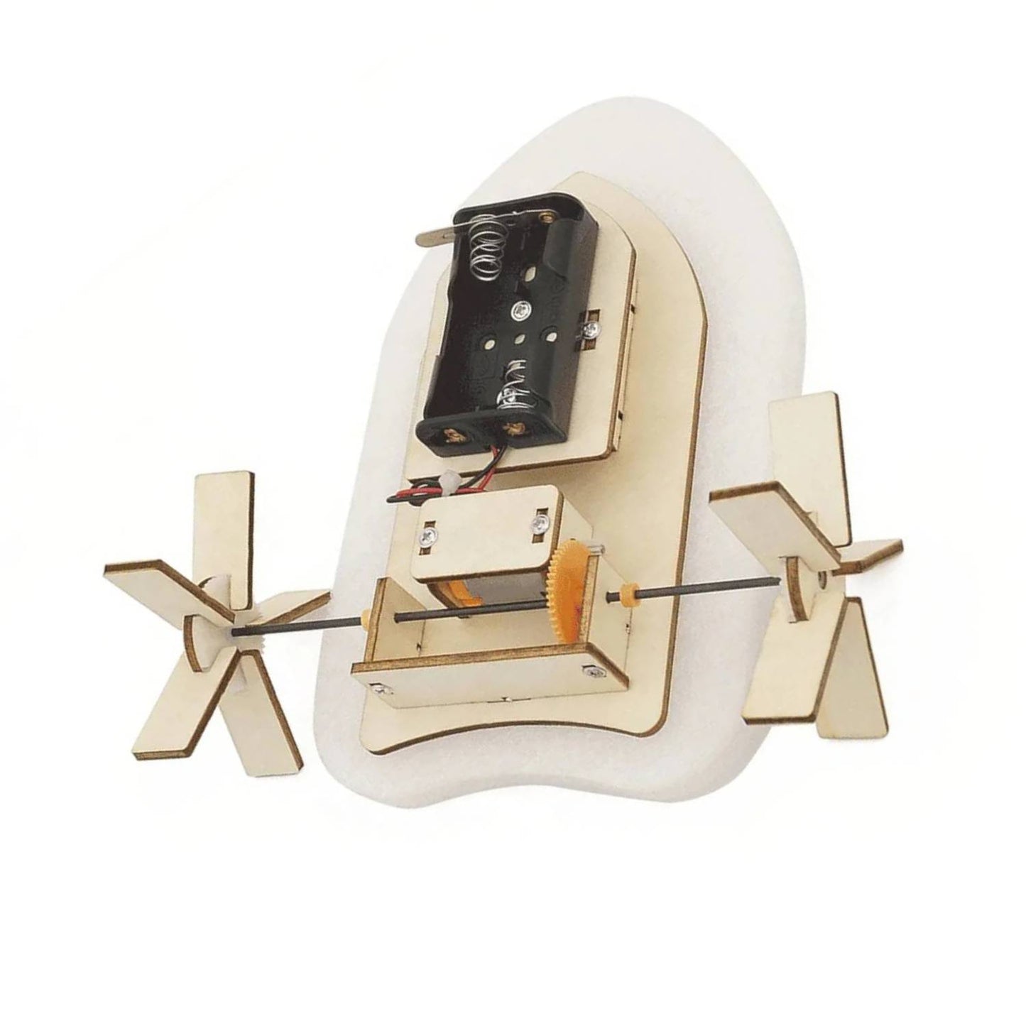 Paddle Wheeler Boat STEM Kit DIY Wooden Paddle Wheeler Boat Educational Toy Science Experiment Kit For Project Build Innovative Thinking in Child - RS6326