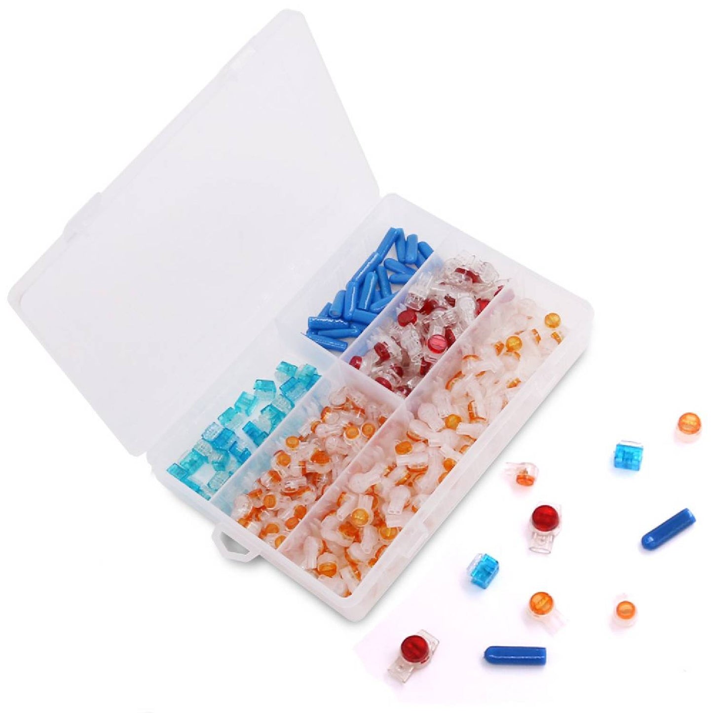 310 Pcs Connector Crimp Terminal Assortment Kit UY/UR/UB/B Connector Assortment Kit Data Phone Wire Butt Splice Connector Upgrade Your Tool Box with This Versatile Connector Kit - RS6195