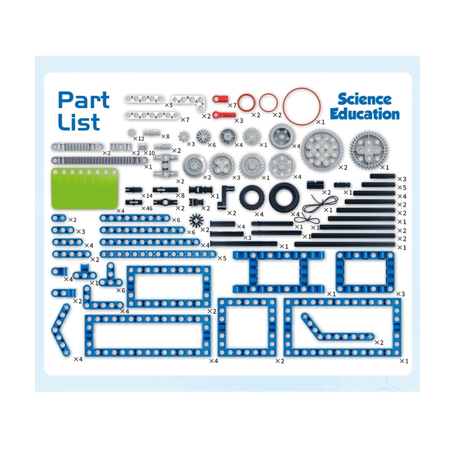 BanBao 56 in 1 Simple Machines Kit - Science Education