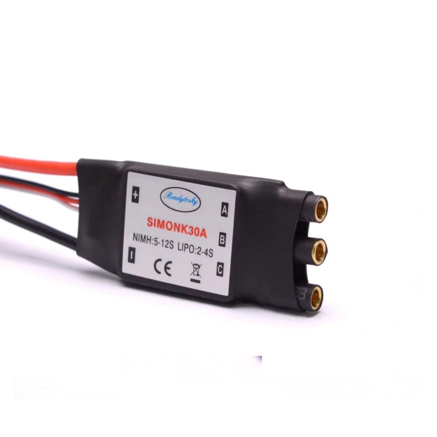 Readytosky Simonk 30A ESC 5V 2A BEC 30A Electronic Speed Controller High-Performance 30A ESC With 3.5mm Banana Connector For RC Models - RS8305