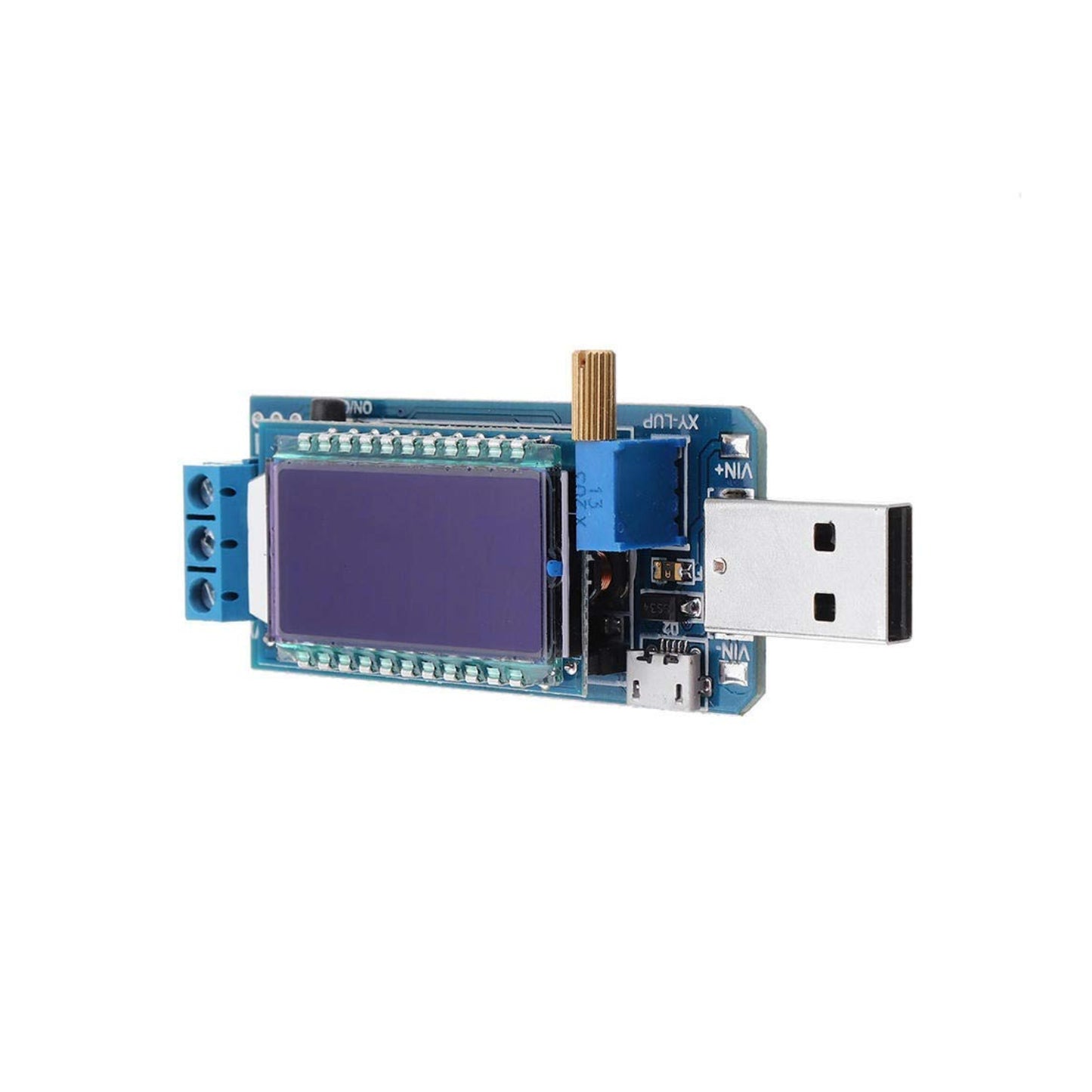 DC-DC USB Step Up/Down Converter 5V to 3.3V 9V 12V 24V Adjustable USB Desktop Power Supply Module - RS6748
