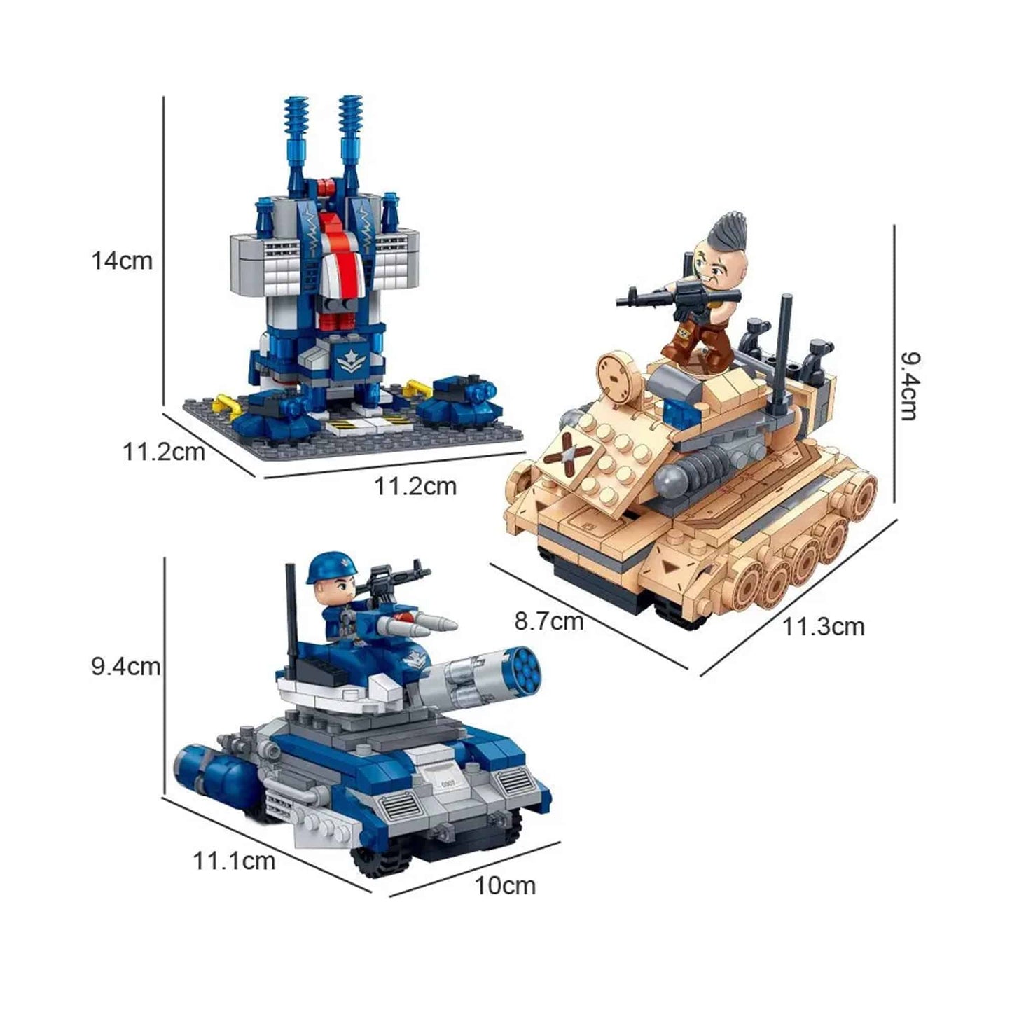 BanBao Model of Iron Fury, Building Blocks