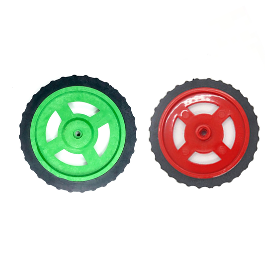 7*1 BO Motor Wheel Red/Green