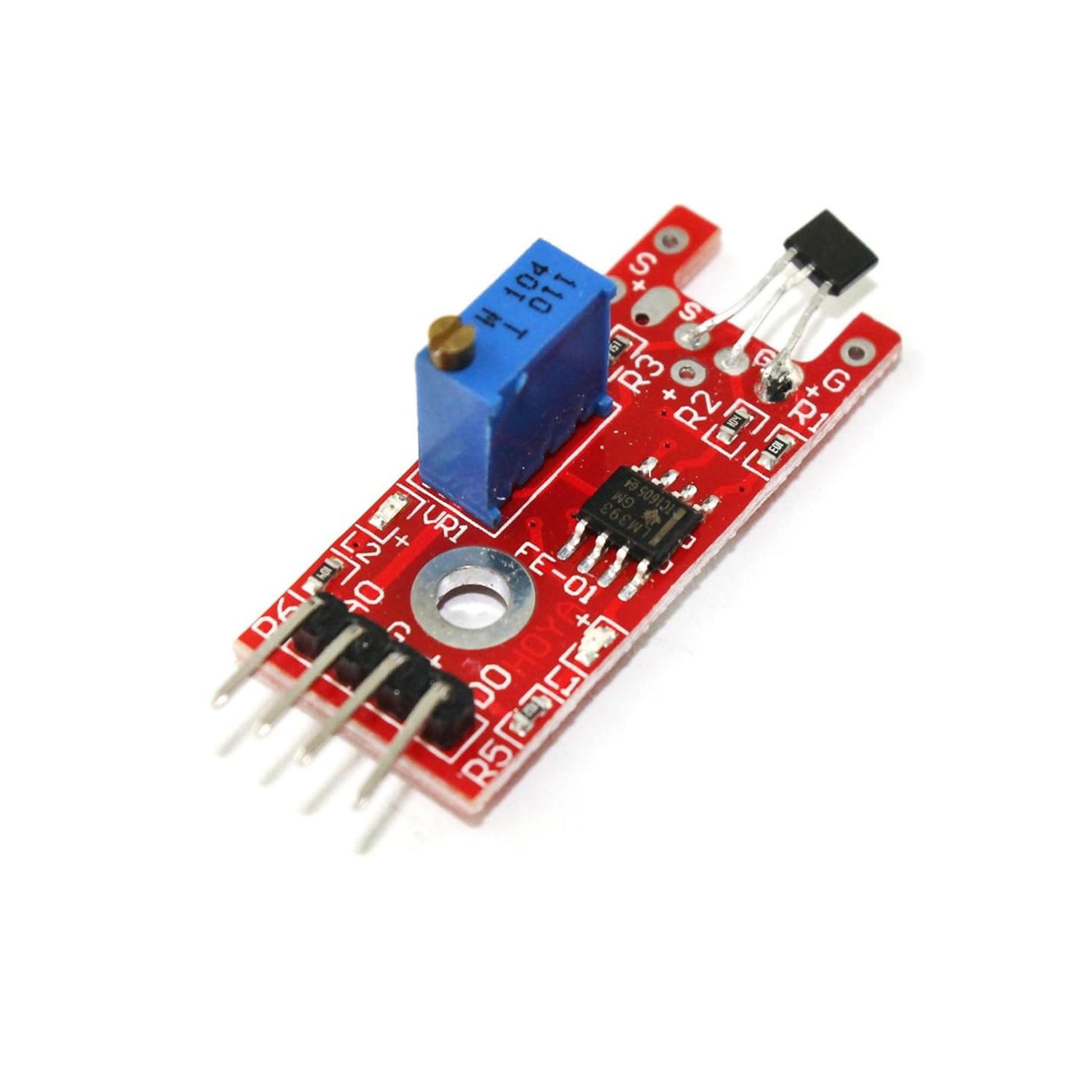 Linear Magnetic Hall Effect Sensor Module Hall Effect Switch Speed Counting Sensor Module compatible with Arduino, Raspberry Pi, ESP8266 Boards - AB008 - REES52