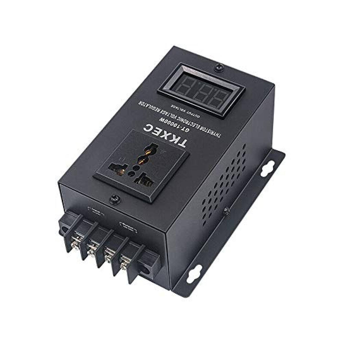 AC 220V 10000W SCR Electronic Voltage Regulator 10kW SCR Industrial Grade Dimmer With Thermostat Speed Adjustment With 220V Voltage Regulator For Industrial Motors - RS2558