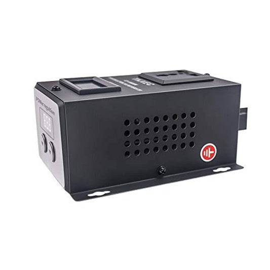 AC 220V 10000W SCR Electronic Voltage Regulator 10kW SCR Industrial Grade Dimmer With Thermostat Speed Adjustment With 220V Voltage Regulator For Industrial Motors - RS2558