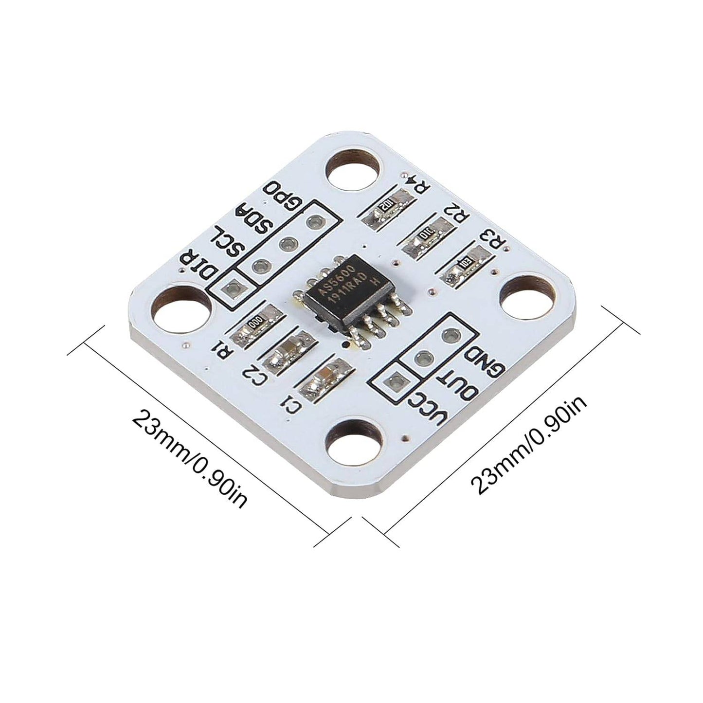 AS5600 Magnetic Encoder Module High-Resolution Magnetic Position Sensor Compact Magnetic Encoder Module Magnetic Rotary Encoder Module For Precise Position Sensing
