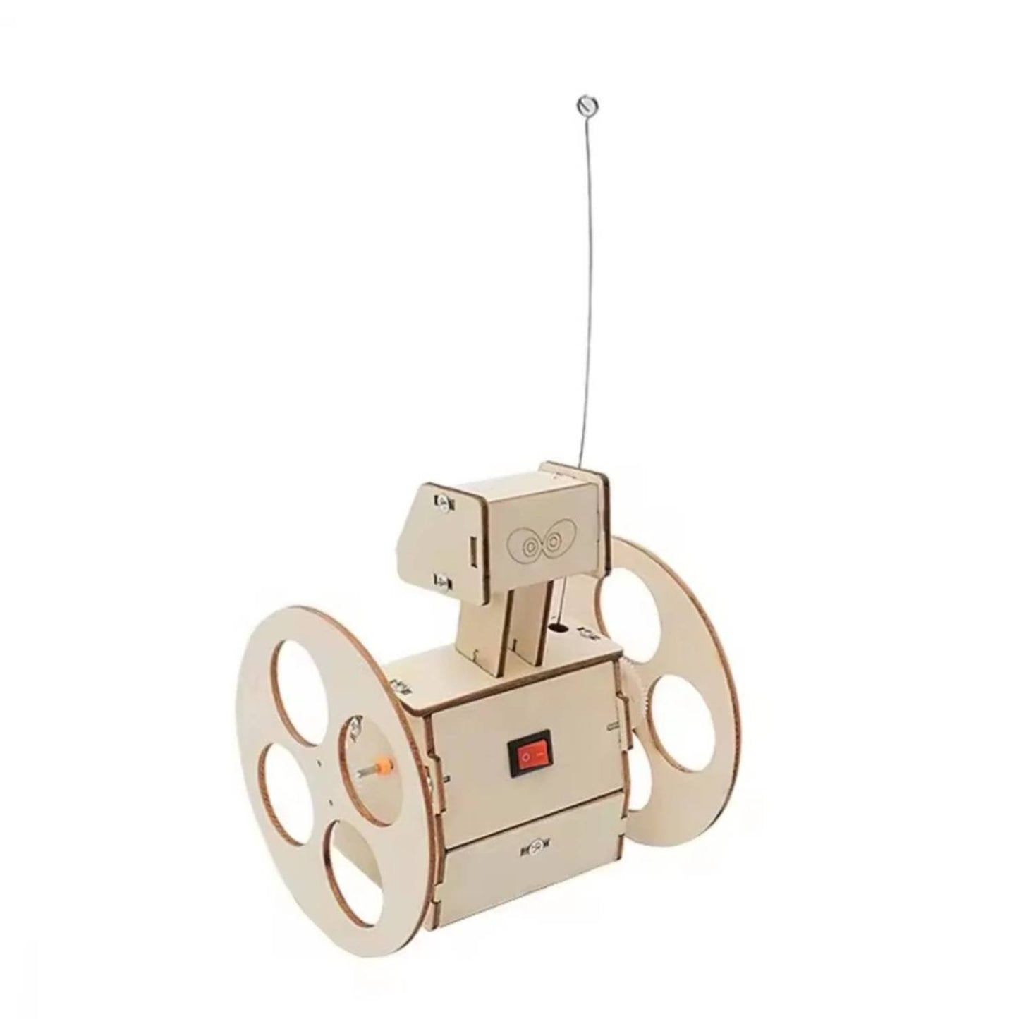 Balancing Robot Car STEM Kit Wooden DIY Remote Control Balance Car Kit Build Your Own Robot Racer: Educational Science Toys STEM Kids Toys - RS6329