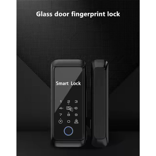 C2-TUYA Smart Lock 5-in-1 Keyless Entry with Fingerprint, RFID Card, Tuya App, Bluetooth, and Passcode For Secure Digital Door Lock