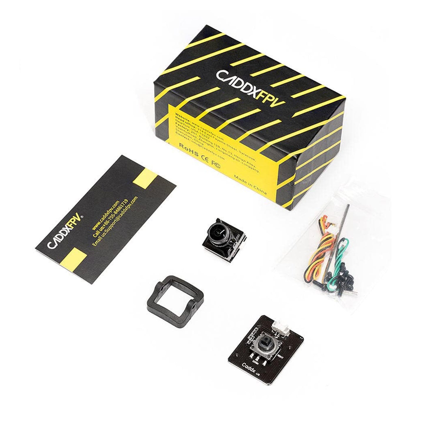 Caddx Baby Ratel 2 1200TVL FPV Camera 1/1.18" Starlight HDR Sensor Camera With Lightweighted Body For Racing Drones - RS7294