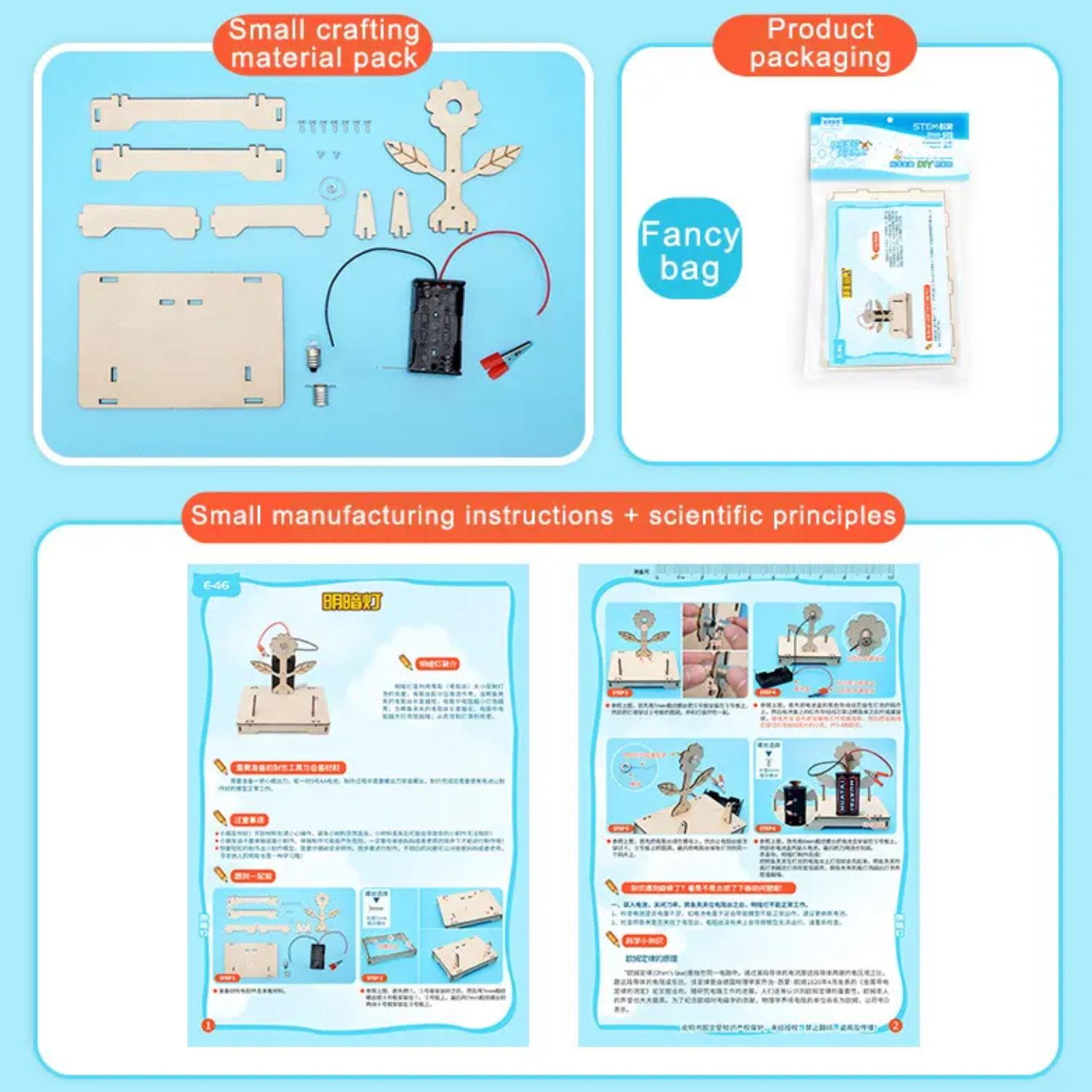 DIY wooden light kit