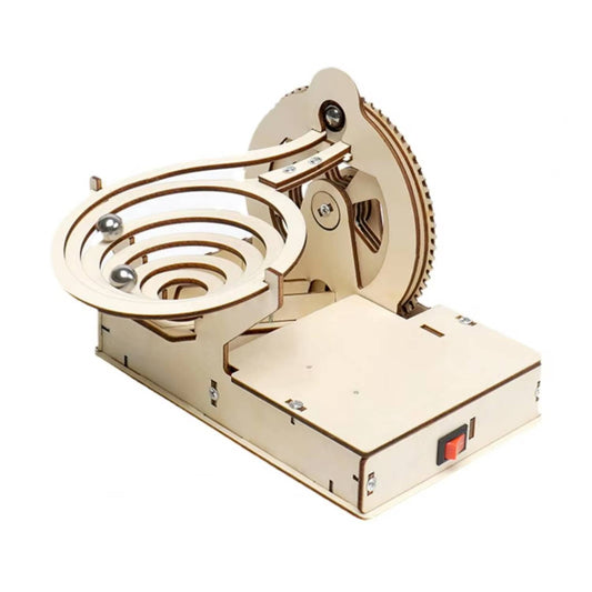 DIY Wooden Slide Ball STEM Kit Slide Ball DIY Puzzle Pack Fun STEM Toy Science Education Set With Robotic Project For Kids - RS6339