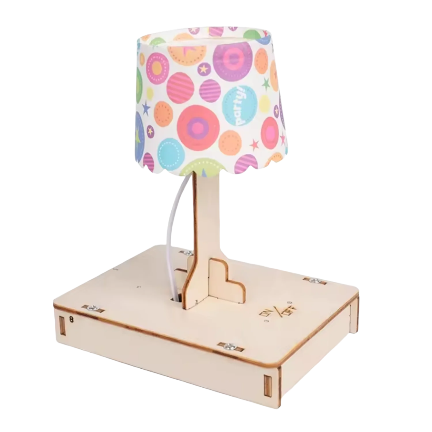 DIY Wooden Touch Lamp Kit