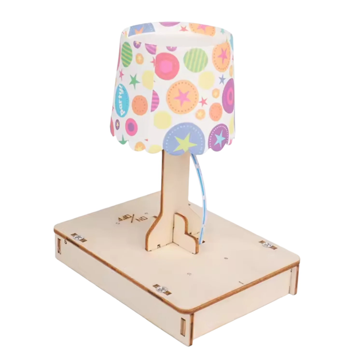 DIY Wooden Touch Lamp Kit