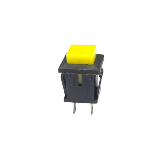 DS-431 2Pin Push Button Switch on/off Push Button Switch NC Press Break Switch For Vibration Resistant Push Button Switch Automotive Push Button Switch Self-Reset Square Push Button Switch - Yellow - RS6827