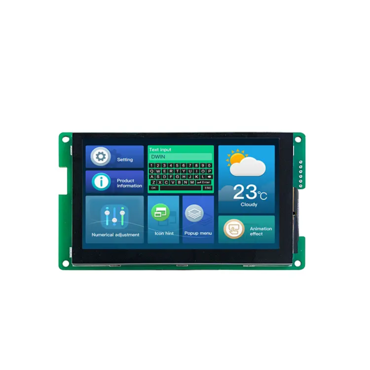 DWIN DMG80480C043_01WTC IPS Industrial HMI LCD Display