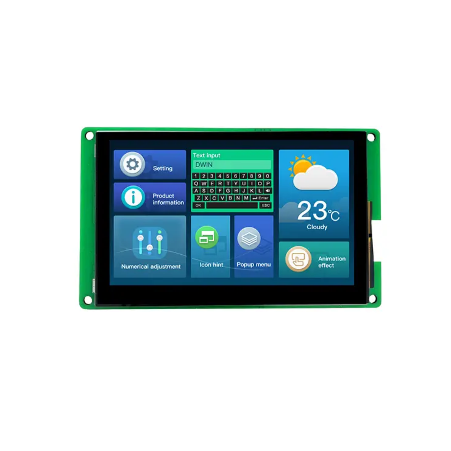 DWIN DMG80480T043_09WTC LCD Display