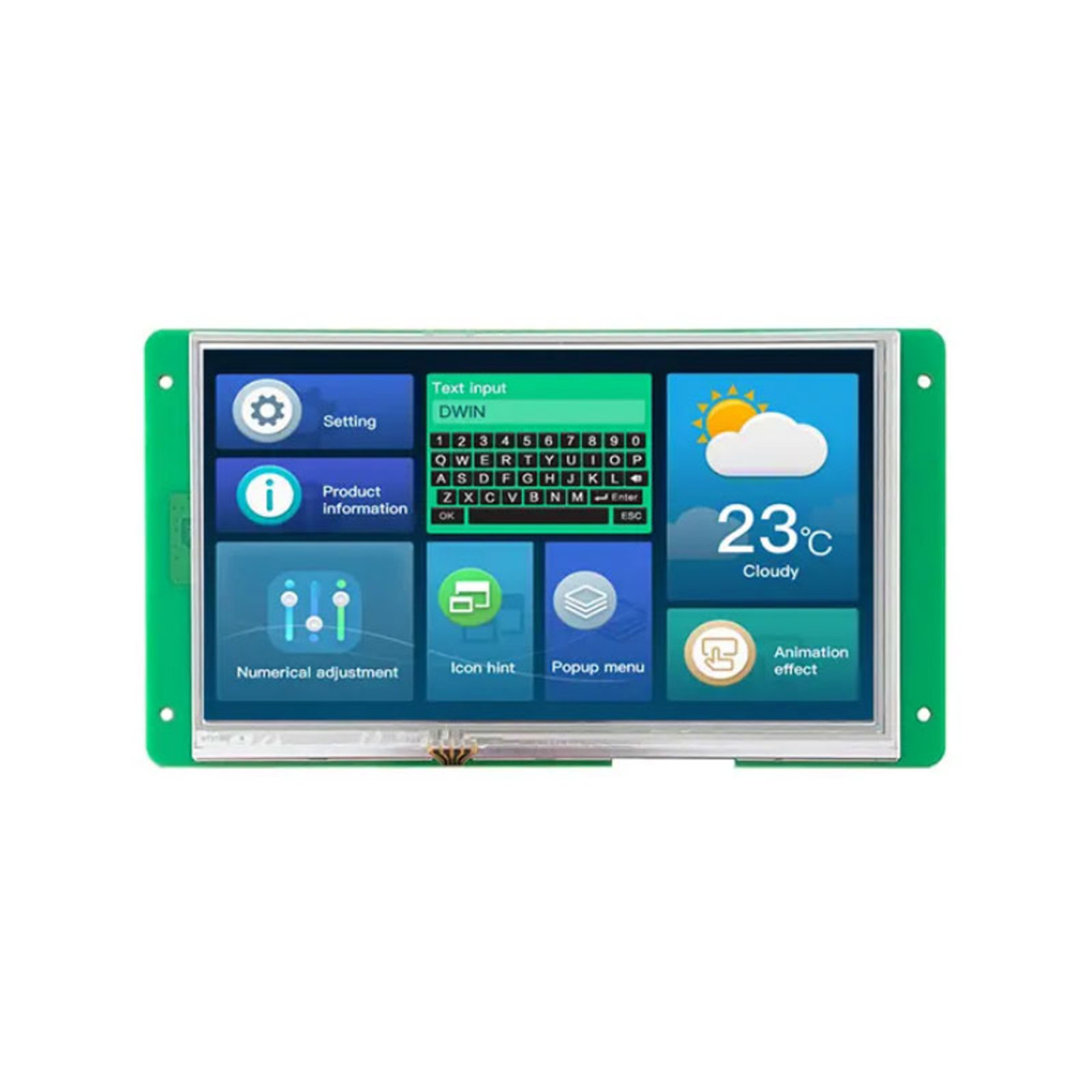 DWIN DMG80480T070_09WTR HMI LCD Display