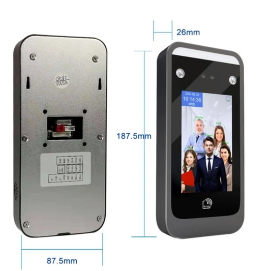 AI-based live face recognition time attendance terminal