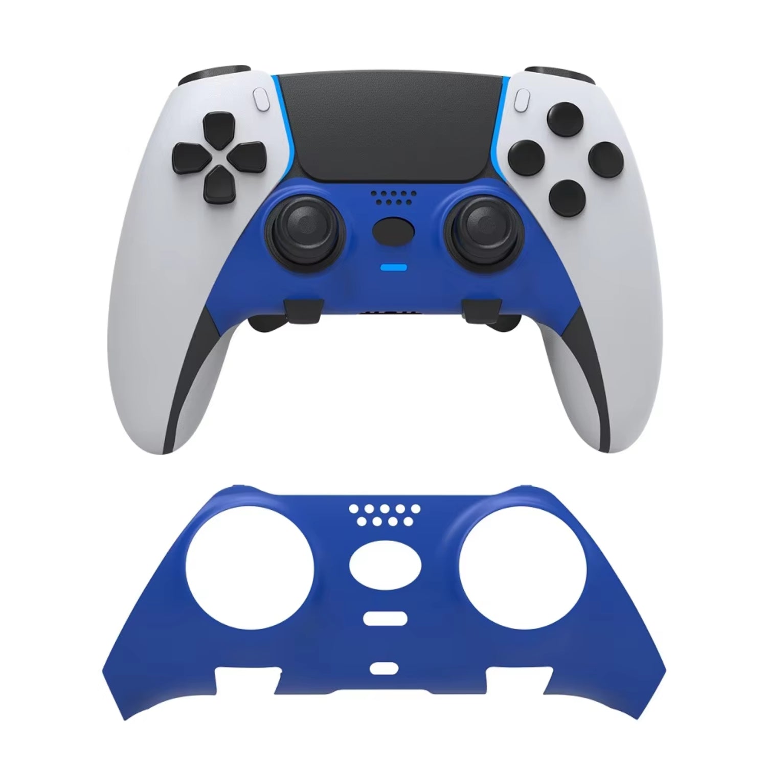 DualSense Edge controller blue front housing shell