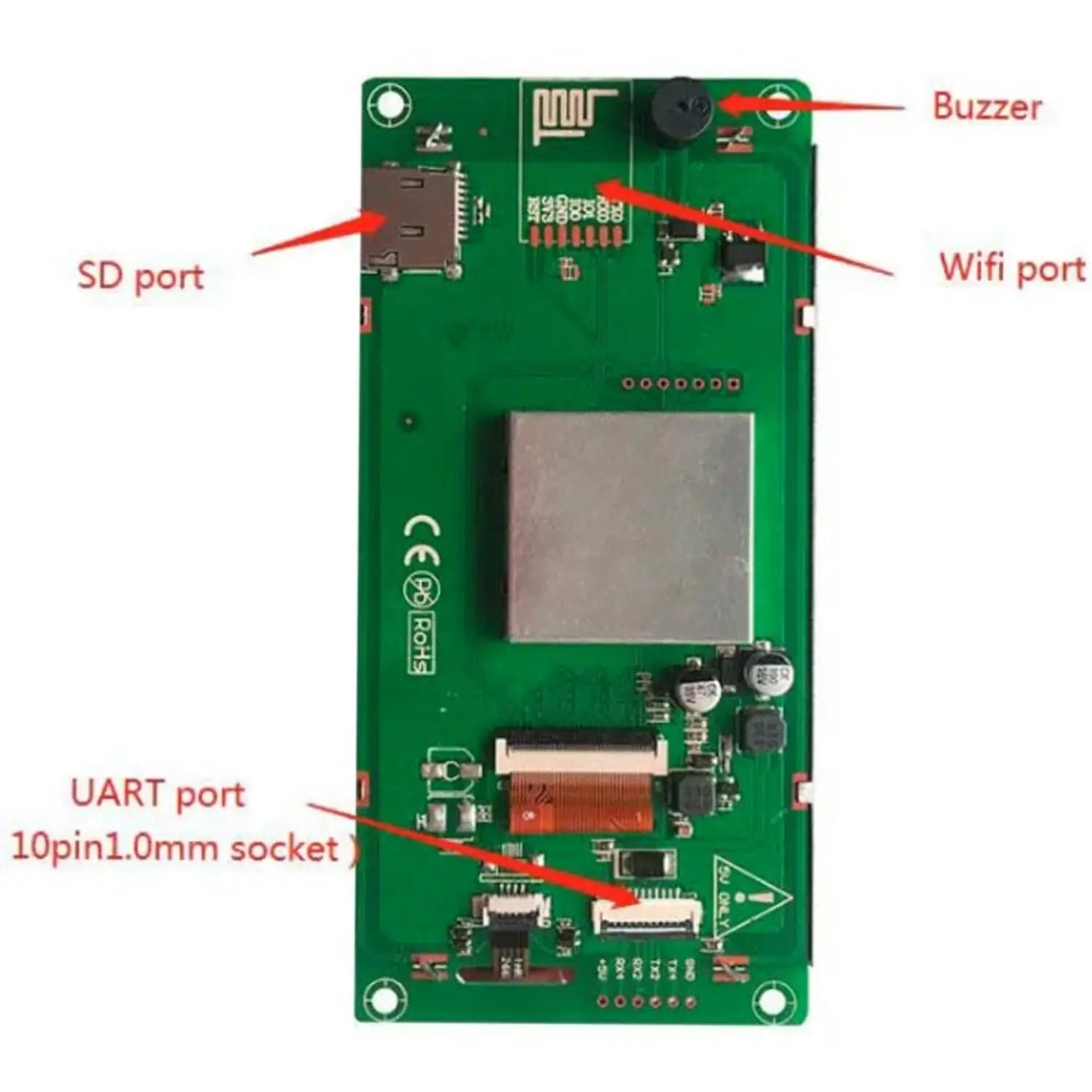 Dwin 5 inch 480x854 HMI display