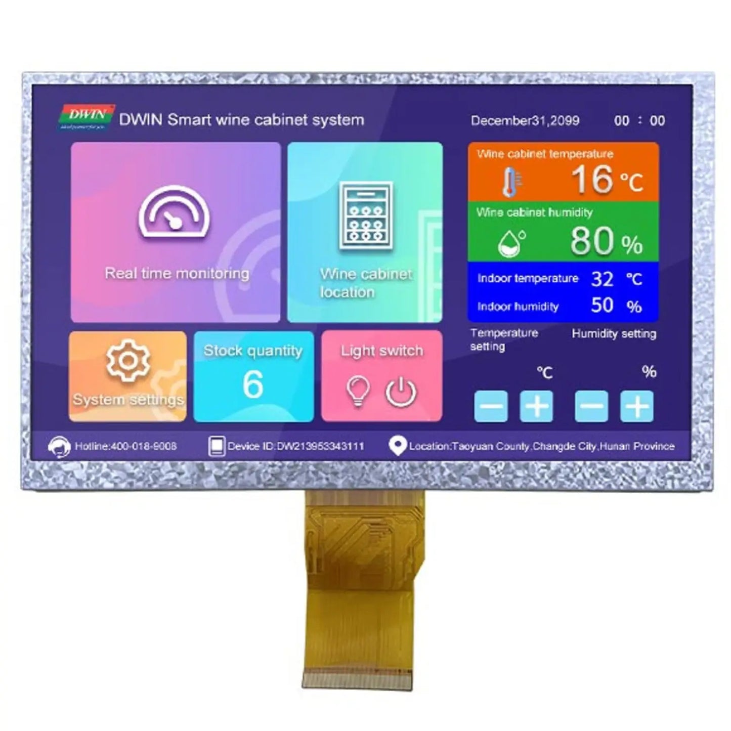DWIN LI10600T070IA3098-TR display